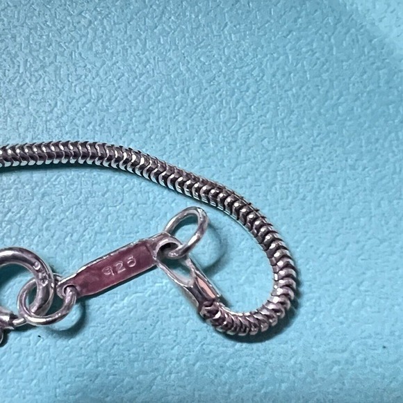 Vintage Tiffany & Co 1837 Bar Pendant Necklace Serling Silver 925 - Picture 4 of 9